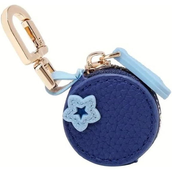 Cute Fruit Coin Purse Bag Charm Keychain Pouch Key Chain Purse Charms for Women Bag Charms for Handbags