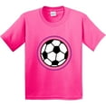 thumbnail image 3 of Inktastic Soccer Player Girls Sports Ball Youth T-Shirt, 3 of 5