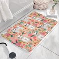 thumbnail image 3 of Shih Tzu Dog and Pioneer Flower Flannel Non Slip Door Rugs,Washable Door Mats Indoor,Decorative Door Mats,Dirt-Resistant and Absorbent Doormat for Entrance,Bedroom,Kitchen,Bathroom,23.5x16in(60x40cm), 3 of 5
