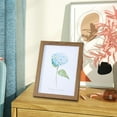 thumbnail image 3 of Photo Frame, Minimalism/ Picture Frame, Desktop and Wall Hanging Picture Display Dark Wood 7inch, 3 of 8