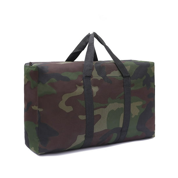 Moving Luggage Bag Folding Large Unisex Insert Organizer Camouflage  Thickened Zipper Camping Bags Home Travel Accessories 40L 
