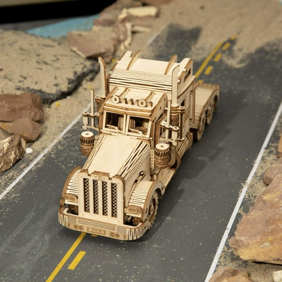 Wooden Car To Build - 3D Puzzle Wooden Model - Mechanical Model