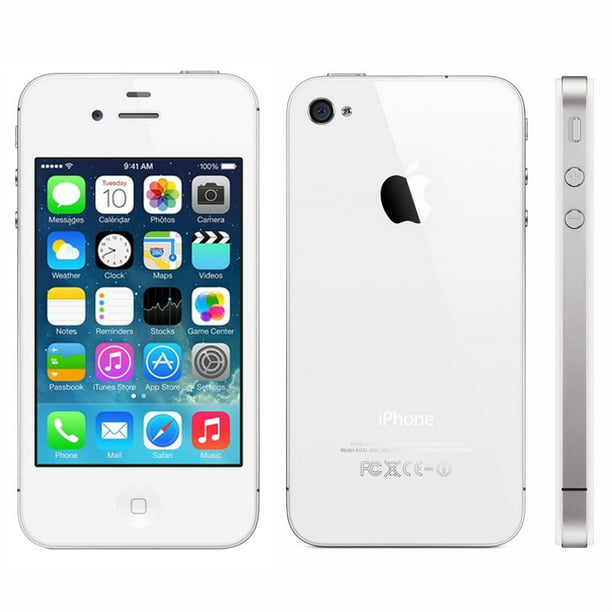 Refurbished Apple Iphone 4s 16gb White Unlocked Gsm Walmart Com