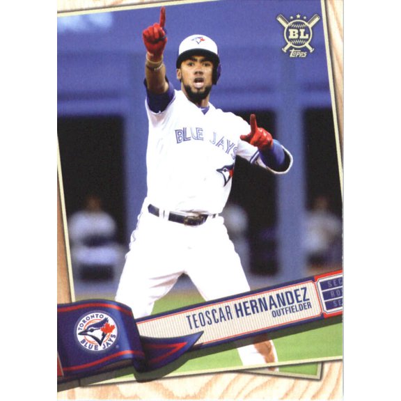 Collectible 2019 Topps Big League #234 Teoscar Hernandez Toronto Blue Jays MLB Baseball Trading Card
