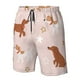 thumbnail image 4 of Fotbe Star Cute Dog Trajes de Baño Estampados para Hombre, Shorts de Verano de Secado Rápido, Ropa de Playa, Bañadores-XX-Large, 4 of 6