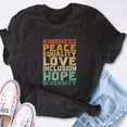 thumbnail image 4 of EcoLoom Peace Love Diversity Inclusion Equality Black History Month Short Sleeve Unisex T Shirt, 4 of 6
