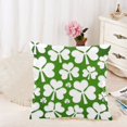 thumbnail image 3 of MKHERT Shamrock Throw Pillowcase Pillow Cover Cushion Couver 18x18 inch, 3 of 3