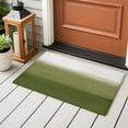 thumbnail image 4 of Sage Green Ombre Entryway Rug 2'x3'&nbsp; Non Slip Front Door Mats, Modern Abstract Art Texture Entrance Rugs Indoor Outdoor Carpet, Washable Floor Mats Small Area Rug for Bedroom Kitchen, 4 of 8