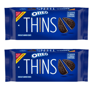 Oreo Thins Golden Cookies Family Size 11.78oz Pack of 2