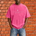 thumbnail image 2 of Christian Shirts for Men Oversized Jesus Tshirt Bible Verse Inspirational Graphic Acid Washed Vintage Tee Tops, 2 of 6
