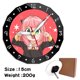 thumbnail image 2 of Reloj de pared Spy X Family Anya Forger, 15 cm, silencioso y antitictac, 2 of 2