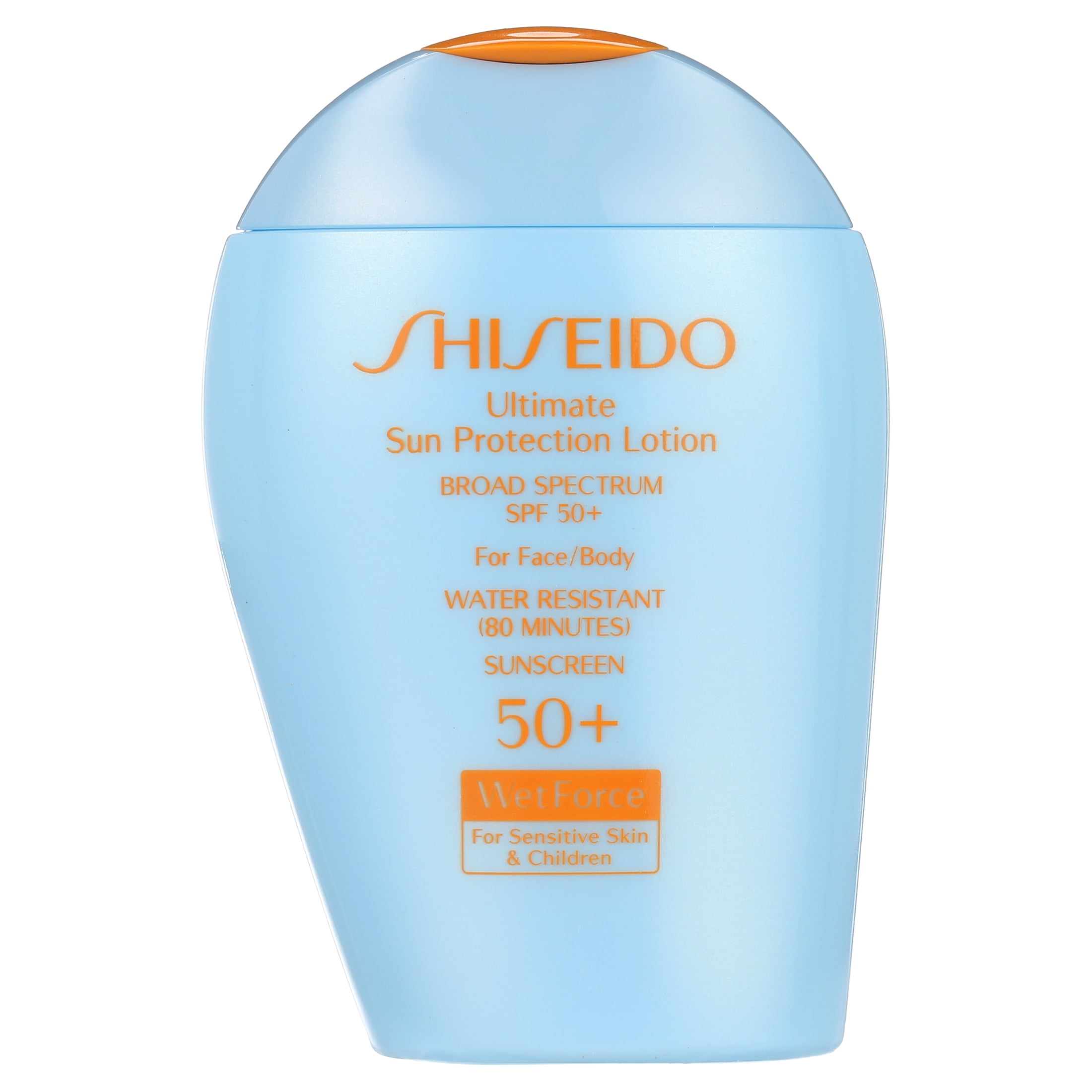 Ultimate Sun Protection Lotion WetForce SPF 50 for Sensitive Skin and Children by Shiseido for Unise Walmart.com