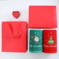 thumbnail image 1 of Christmas Face Towel Washing Towel Face Cloth Towel 2Pcs Christmas Face Towel Xmas Red  New Year Gift Washing Towel Hand Face Cloth Towel For Home Bathroom, 1 of 8