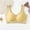 Yellow, variant on SMihono Women's Wireless Bras Full Coverage Seamless Supportive Back Smoothing T-Shirt Bra with Padded Everyday Bralettes Red M