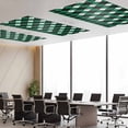 thumbnail image 5 of Fluorescent Light Covers 1 Pack 4x2 ft Vintage Rhombus Ceiling Light Covers Green Black White Light Filters for Classroom, Office & Home, Drop Ceiling Light Covers, 5 of 8
