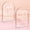 2 Pcs Clear, variant on 4 Pcs Acrylic Wedding Signs for Ceremony and Reception, Bridal Shower Decorations, Cards and Gifts Signs, Guest Book Sign, Arch Acrylic Table Top Sign with Holder for Wedding Reception (White)
