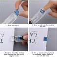 thumbnail image 3 of with 50 Pcs Small Binder Clips, Portable Handheld Clam Clip Dispenser Stainless Steel Refill Paper Clips for Home School Office Document Supplies, 3 of 5