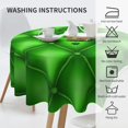 thumbnail image 3 of Saint Patrick Table Cloth Round Table Cover Wrinkle Resistant Waterproof Tablecloth 60 Inch Washable for Kitchen Party Picnic Fall Decorations for Home St Patrick''s, 3 of 5