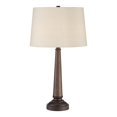 thumbnail image 1 of Pacific Coast Lighting Arden 28.94" Farmhouse Wood & Metal Table Lamp in Walnut, 1 of 3