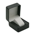 thumbnail image 2 of Organizador de caja de almacenamiento de reloj individual con forro suave, soporte de almacenamiento de exhibición de reloj portátil, Estuche de Viaje Negro, 2 of 8