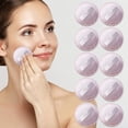 thumbnail image 1 of DEELLEEO 10 Pack Powder Puff Cotton Cosmetic Powder Makeup Puffs Pads Makeup With Ribbon Face Powder Puffs For Loose And Foundation, 1 of 8