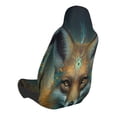 thumbnail image 2 of Honeii Vintage Pattern Fox Print Car Seat Cover,Car Interior Covers,Universal Fit Seat Protector, Compatible with Most Cars, SUVs, Trucks, and Vans, 2 of 5