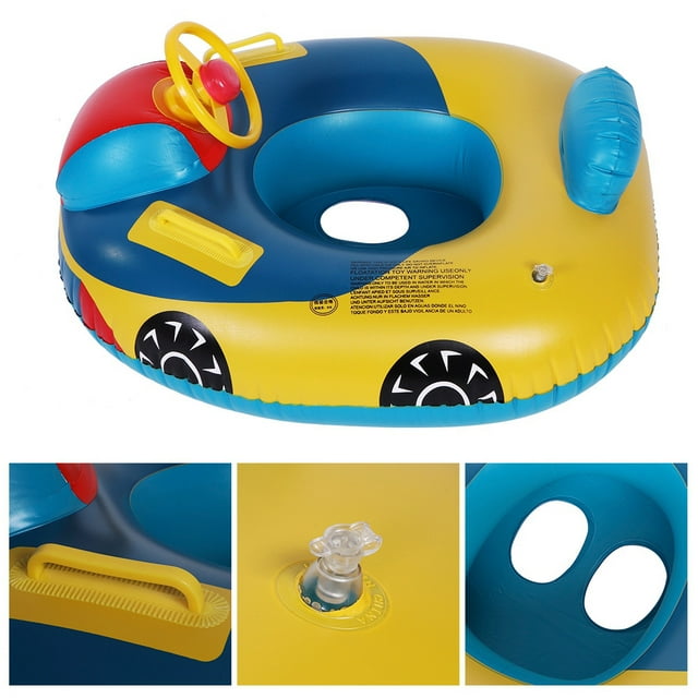 Looking Swimming Float Boat, Easy Operated Inflatable Swimming Ring, Kids For Swimming