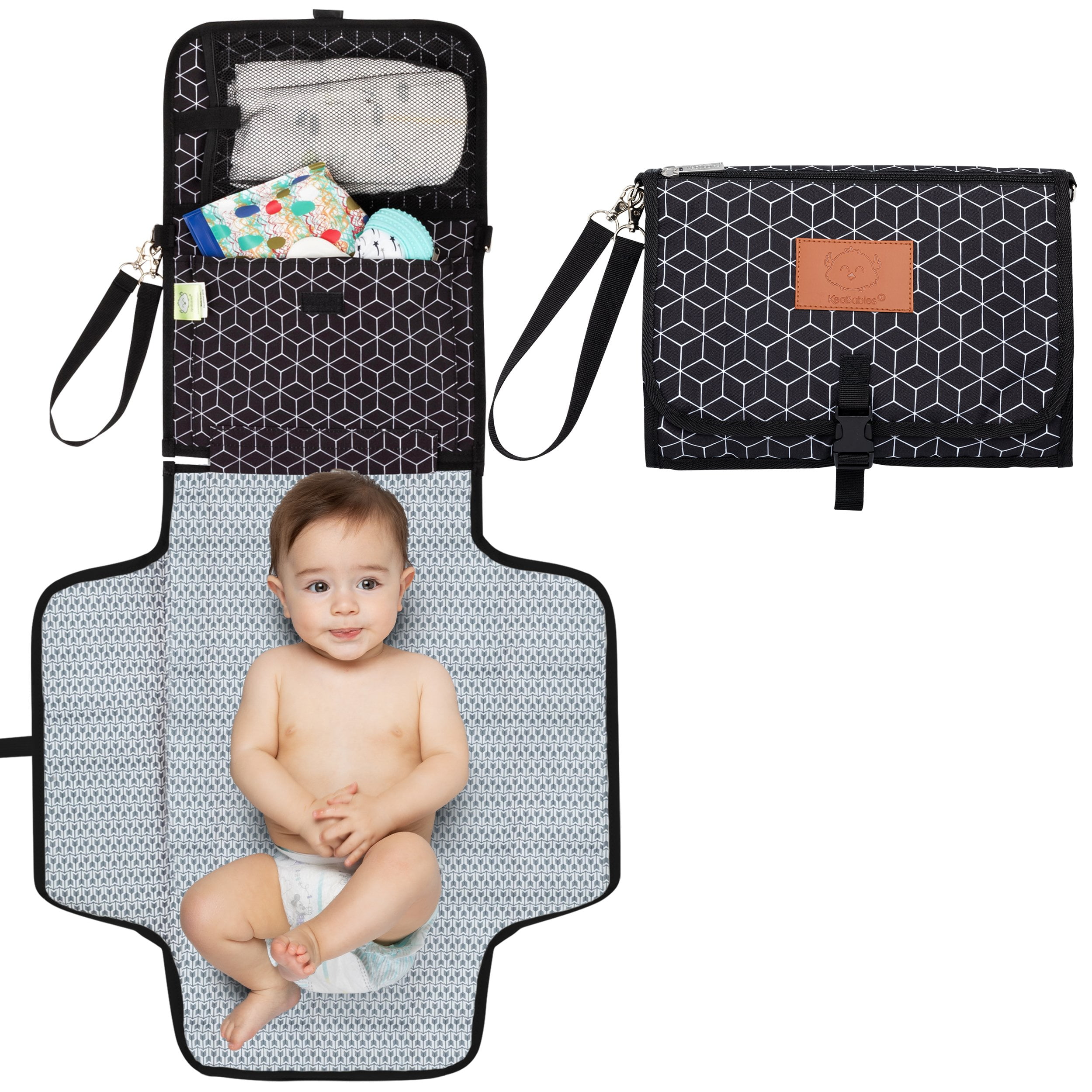 Baby Boy or Girl Deluxe Travel Changing Mat 