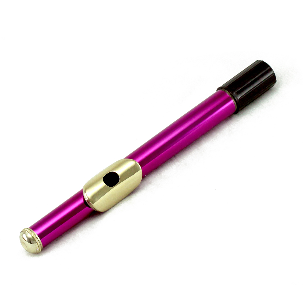 Sky C Flute with Lightweight Case, Cleaning Rod, Cloth, Joint Grease and Screw Driver - Hot Pink/Gold Closed Hole