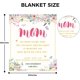 thumbnail image 5 of LHSHID Gifts for Mom Mom Gifts Birthday Gifts for Mom Mom Birthday Gifts Mom Gift from Daughter Son Best Mom Gifts for Christmas Valentine's Day Mothers Day Mom Blanket 30"x40", 5 of 7