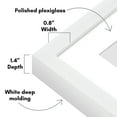 thumbnail image 4 of Americanflat 20" x 28" Gallery-Style Picture Frame with Mat to Secure Artwork, Prints, and Photos - White, 4 of 7