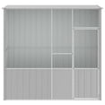 thumbnail image 3 of vidaXL Bird Cage Gray 84.6"x30.7"x78.7" Galvanized Steel, 3 of 5