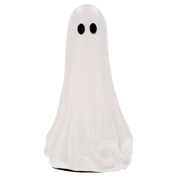 Clearance!House Halloween Large Ghost Tabletop Decoration, White, 10"