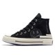 thumbnail image 1 of Zapatillas de lona Converse Chuck Hi Obsidian Splicing antideslizantes, resistentes al desgaste, transpirables y ligeras para hombres y mujeres de los años 70, 1 of 5