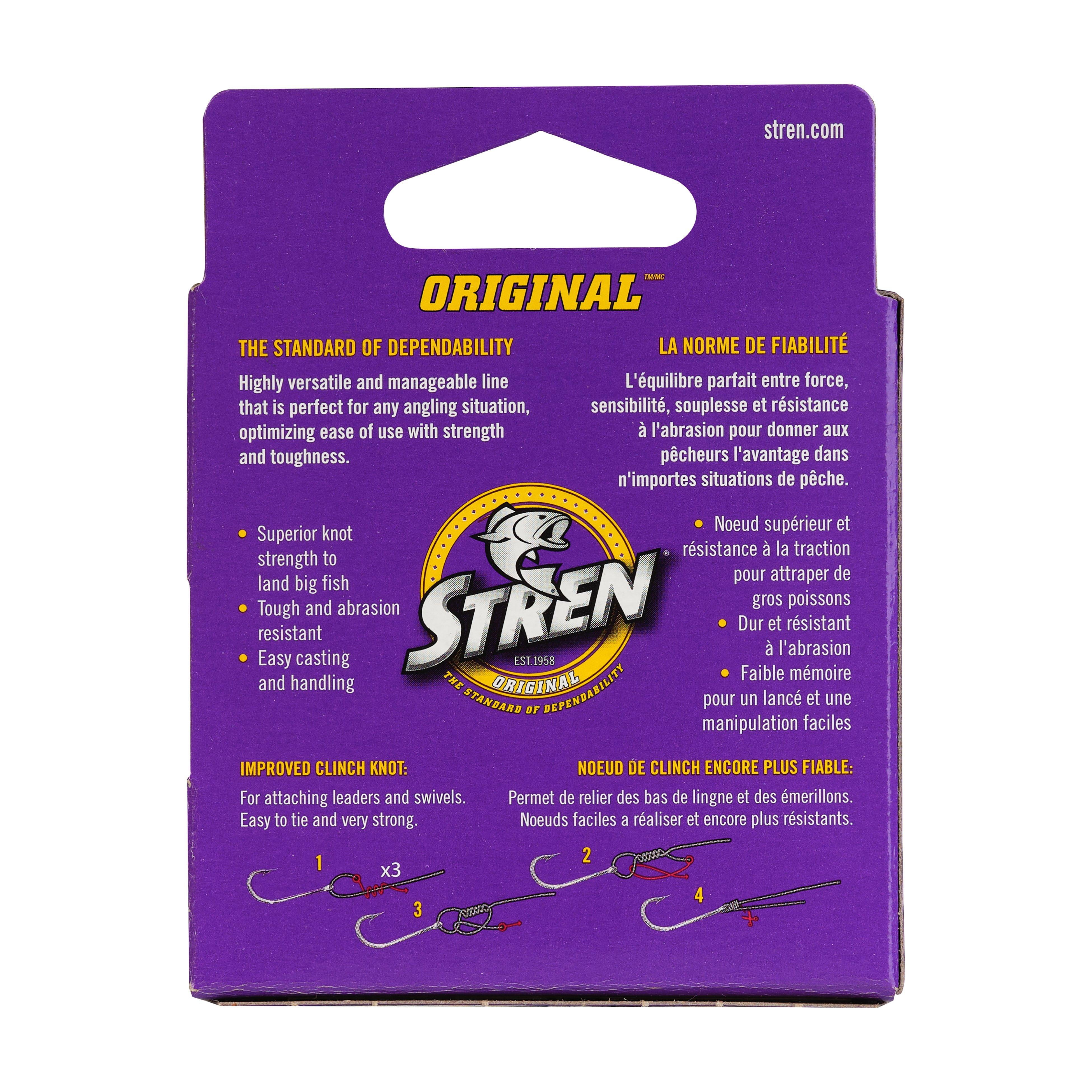 Stren Original® Monofilament Fishing Line, Hi-Vis Gold, 6 lb Test