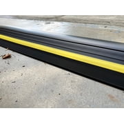 1 ½ High Garage Door Flood Barrier Threshold Kit (163) | Flexible PVC | Complete Kit Includes 3 Adhesives | GaraDry