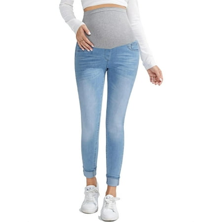 

Maternity Denim Skinny Jeans Light Wash M
