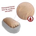 thumbnail image 2 of Majestic Pet Faux Suede Bagel Pet Bed for Dogs, Calming Dog Bed Washable, Extra Large, Sage, 2 of 5