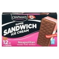 thumbnail image 1 of Chapman's Super Sandwich Neapolitan Ice Cream in a Box, 12 x 120mL, 1 of 11