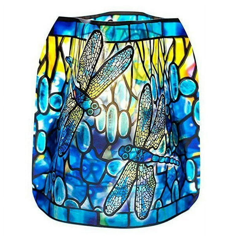 Modgy Lumizu Collapsible 4pc Luminary Lantern Set - Tiffany Dragonfly Modgy Lumizu Collapsible 4pc Luminary Lantern Set - Tiffany Dragonfly