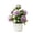 Purple, variant on Artificial Flower 7 Inch Mini Potted Hydrangea Fake Plants Faux Silkly Flower Arrangement with White Pot for Home Office Desk Coffee Table Decor Indoor