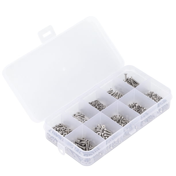 Pernos De Cabeza Hueca Hexagonal, Juego De Arandelas De Tuercas Hexagonales De Producción Fina Y Duradera Estructura Compacta Para Ingenieros Para Muebles De Maquinaria ANGGREK Otros