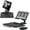 Black-Stand Set, variant on XIHAMA Compatible for Samsung Galaxy Z Fold 6 5 4 Stand and Keyboard Mouse, Portable Mini Bluetooth Keyboard, Foldable Adjustable Tablet Stand Holder for Desk, with Wireless Mouse and Pen
