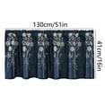 thumbnail image 3 of Hxoliqit Floral Curtains Kitchen Coffee Curtains Bedroom Rod Curtains Lace Short Curtains Lace Curtains 51 X 16 Inch 1 Panels, 3 of 9