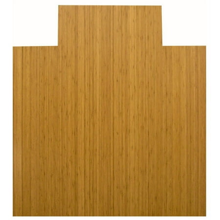 UPC: 0794552240051 | Jani Eco Bamboo Standard Natural Chair Mat with lip (44 x 52)