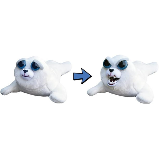 William Mark- Feisty Pets: Tony Tubbalard- Adorable 12â Plush Stuffed Harp Seal Pup that Turns