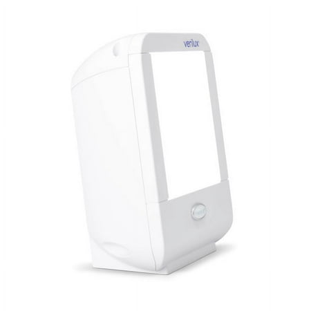 Verilux HappyLight Compact - Personal UV-Free LED Portable Therapy Light, Full Spectrum Bright White Sun Lamp with 10,000 Lux