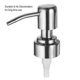 thumbnail image 3 of Replacement Pump Stainless Steel Soap And Lotion Dispenser Pump Dispenser Replace Head Apply To 26mm-27.4mm Diameter, 3 of 4