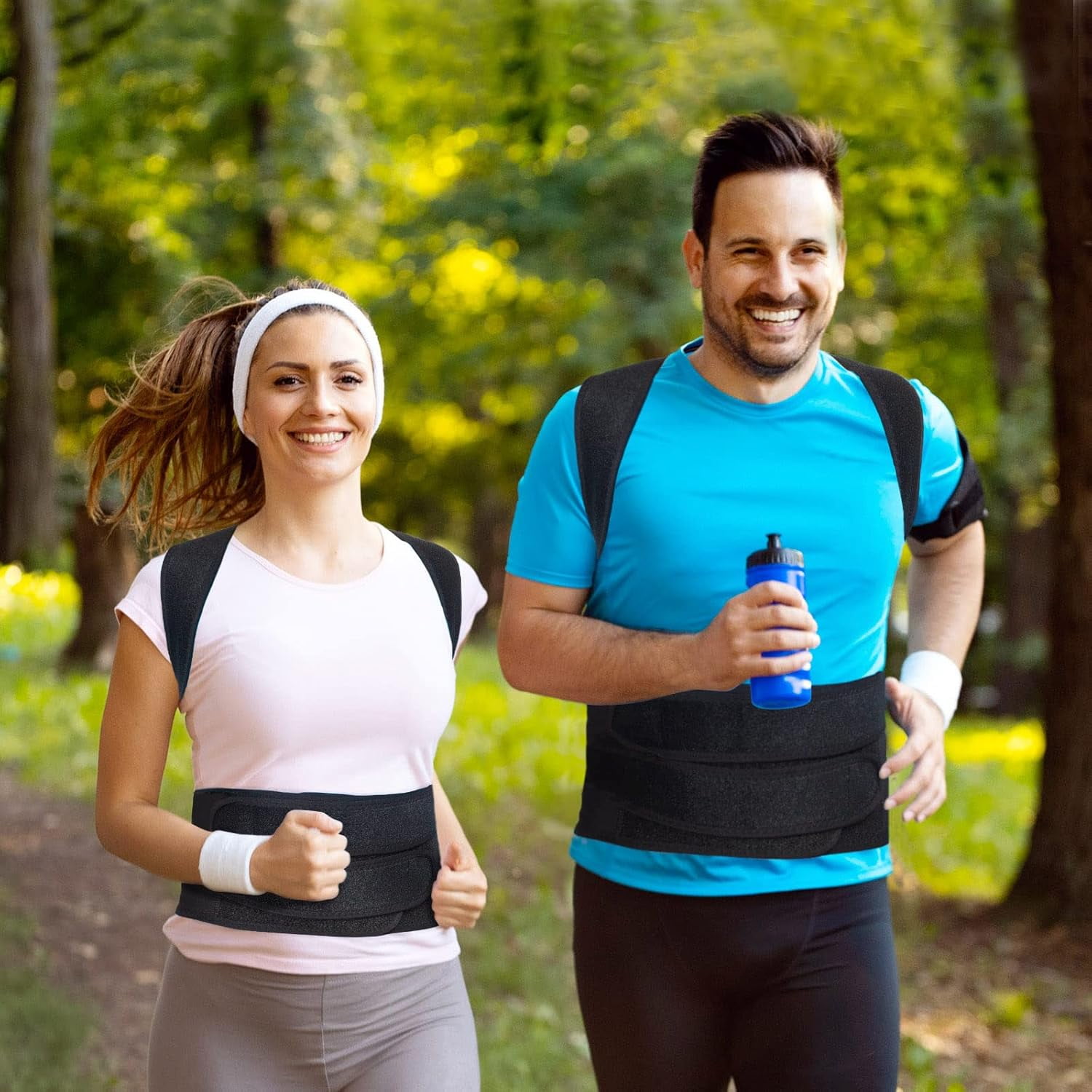 Back Brace Posture Corrector for Women and Men, Upper and Lower Back Pain Relief, Adjustable and Fully Back Support Improve Posture and Lumbar Oversize S-5XL