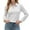 White, variant on Womens Work Shirts Long Sleeve Tops V Neck Casual Polos Fall Clothes for Women Tees Blouses White XL